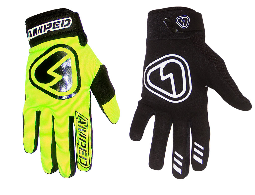 Amped Symbol Riding Gloves