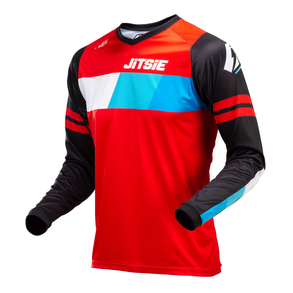 Jitsie L3 Linez Jersey in Red